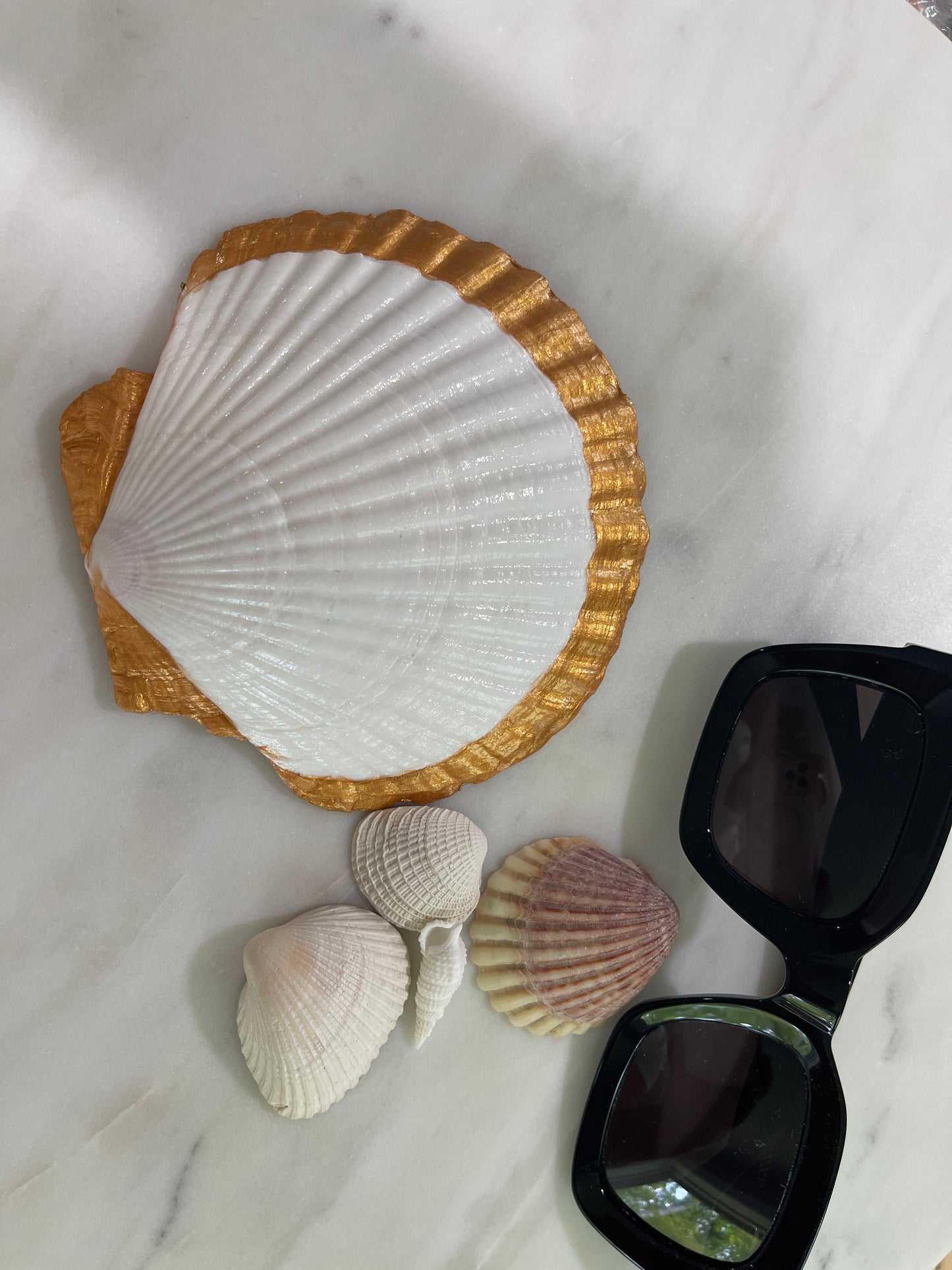 Decoupaged Sea Shell - Qual
