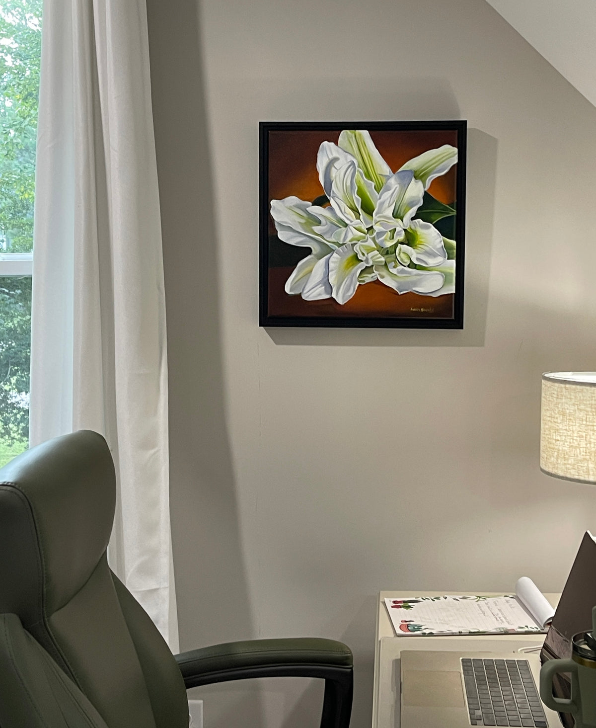Whispers of White oil on Canvas Original Art