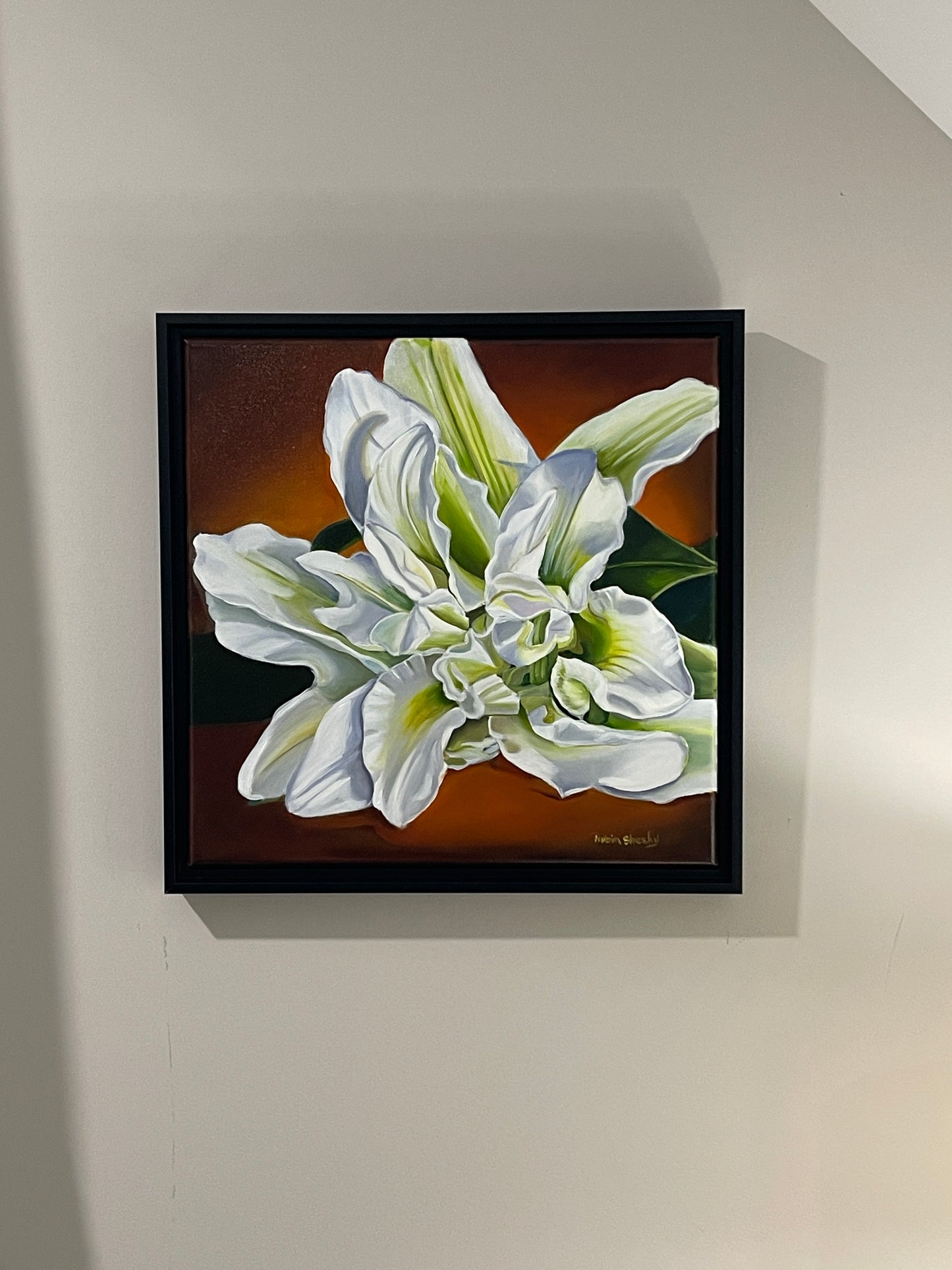 Whispers of White oil on Canvas Original Art