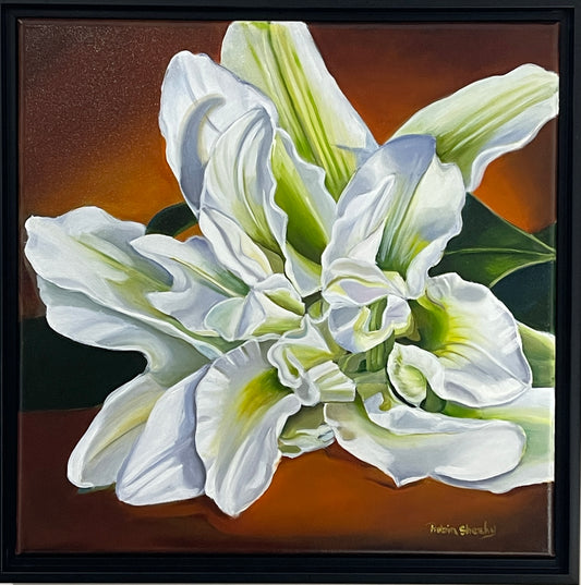 Whispers of White oil on Canvas Original Art